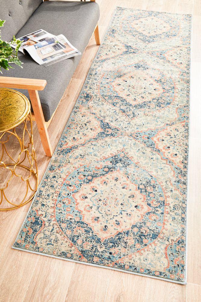 Odyssey 150 Navy Multi Runner Rug
