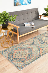 Odyssey 150 Navy Multi Runner Rug