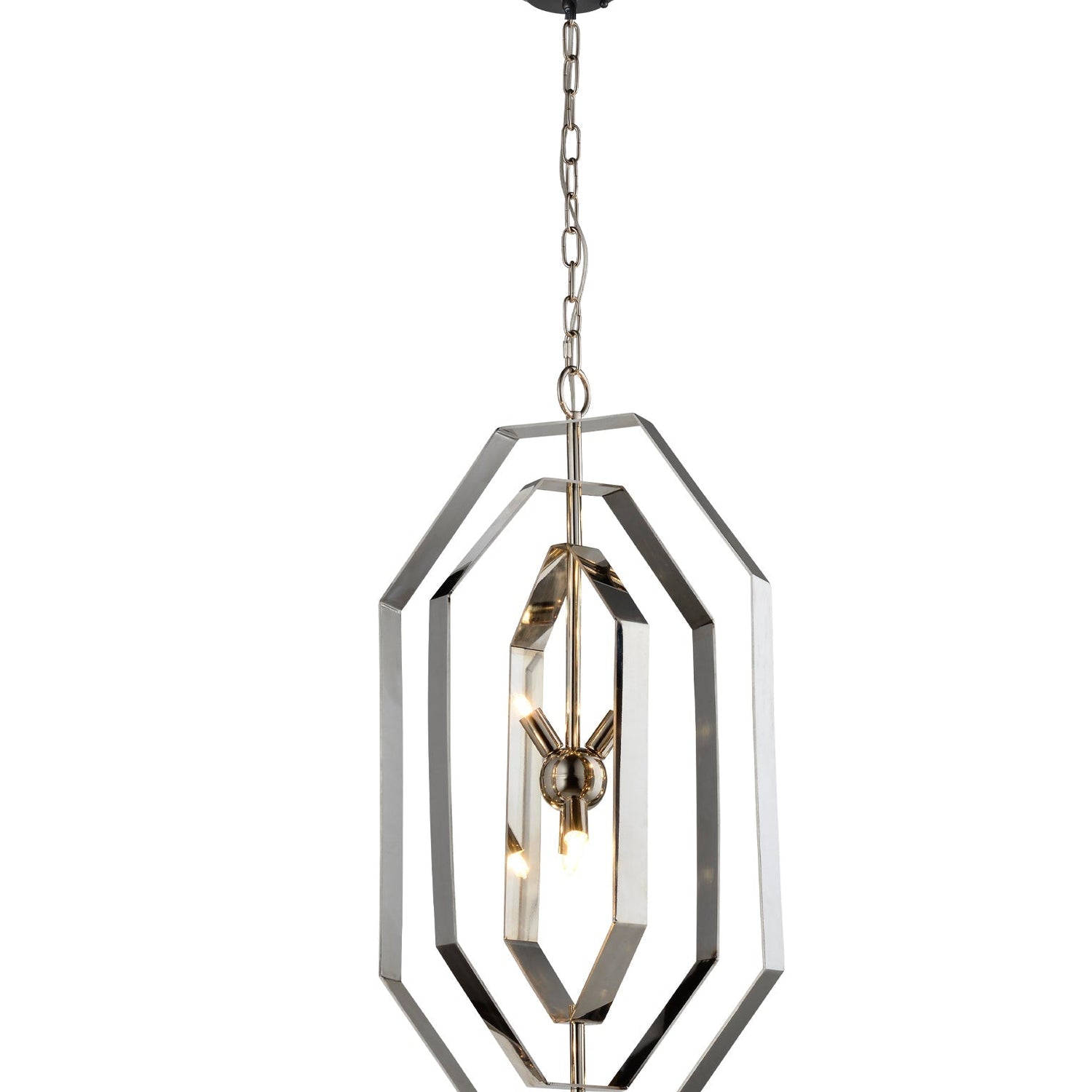 ORBITA: Bohemian Polished Nickel Pendant Light