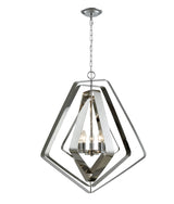 ORBITA: Bohemian Large Polished Nickel Hardware Pendant Light