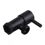BLAZE Round Black 1/4 Turn Washing Machine Stop Tap