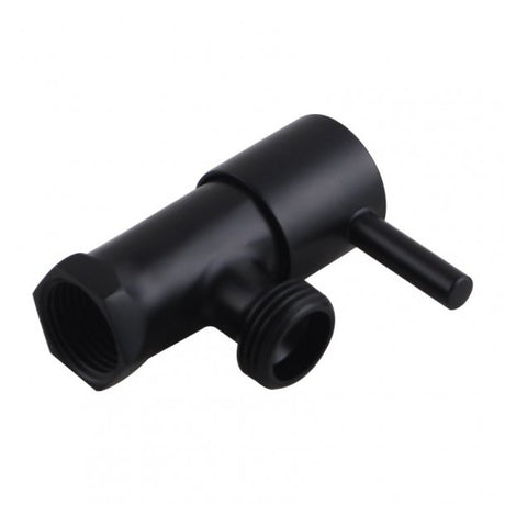 BLAZE Round Black 1/4 Turn Washing Machine Stop Tap