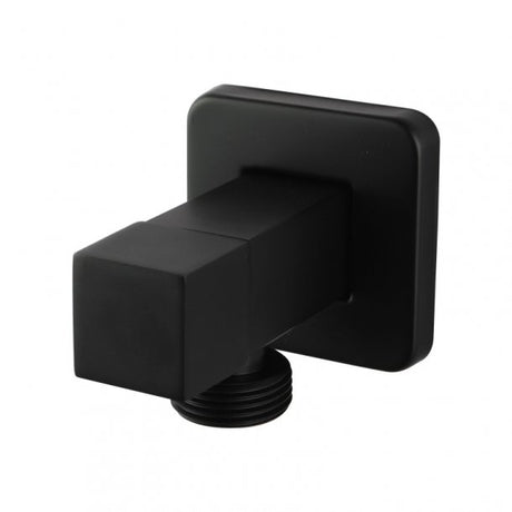 BLAZE Square Black 1/4 Turn Washing Machine Stop Tap