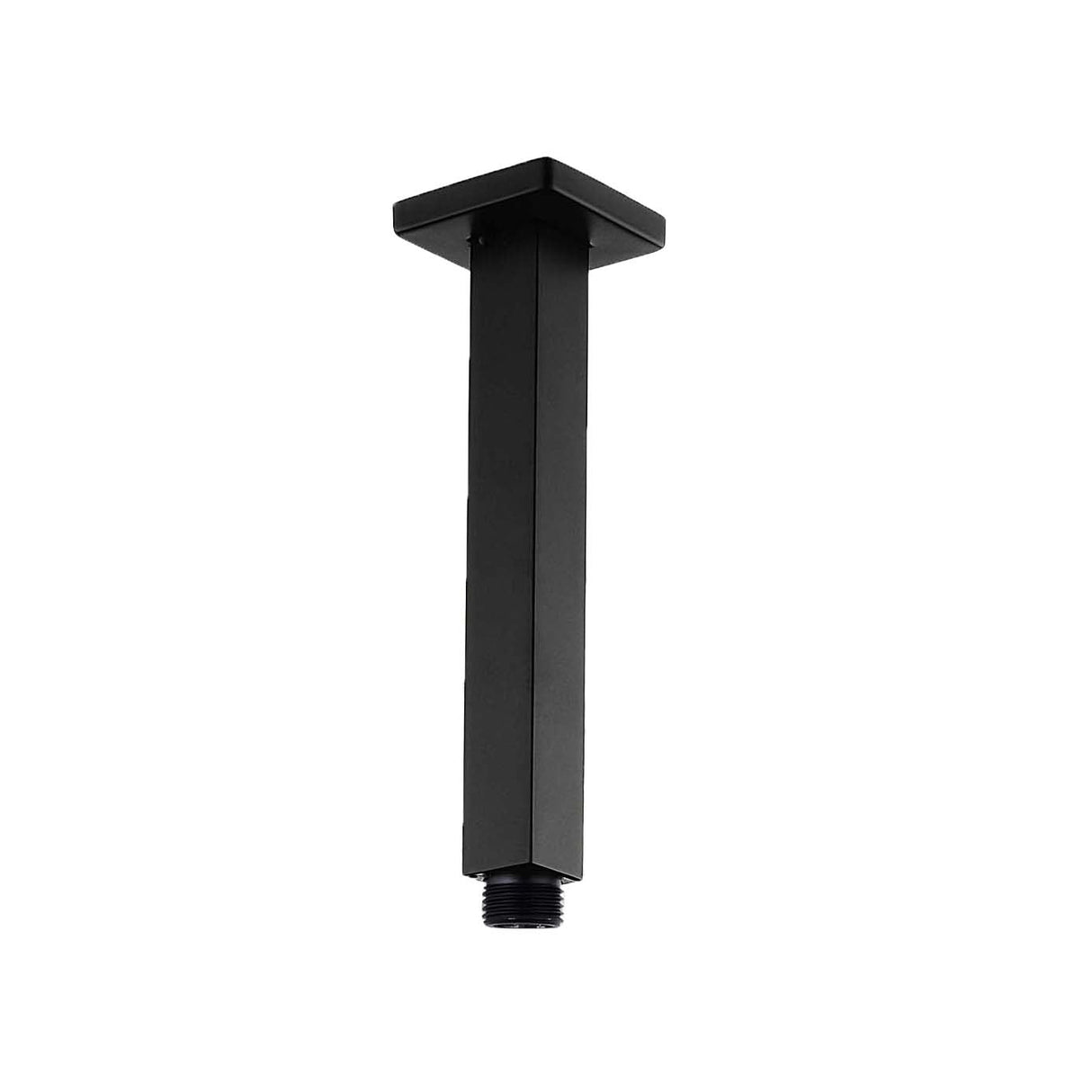 Cavallo Square Ceiling Shower Arm 200mm - Matte Black