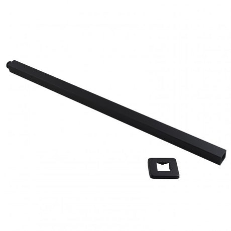 Blaze Square Ceiling Shower Arm 600mm - Black