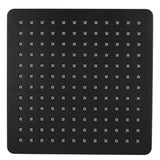 AQU Square ABS Rainfall Shower Head 200mm Discontinued - Black