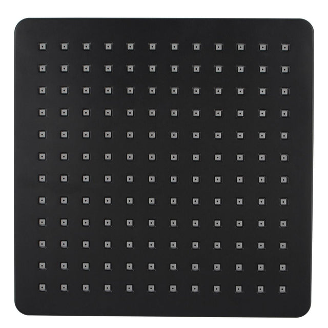 AQU Square ABS Rainfall Shower Head 200mm Discontinued - Black