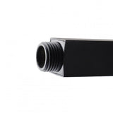 Blaze Square Ceiling Shower Arm 400mm - Black