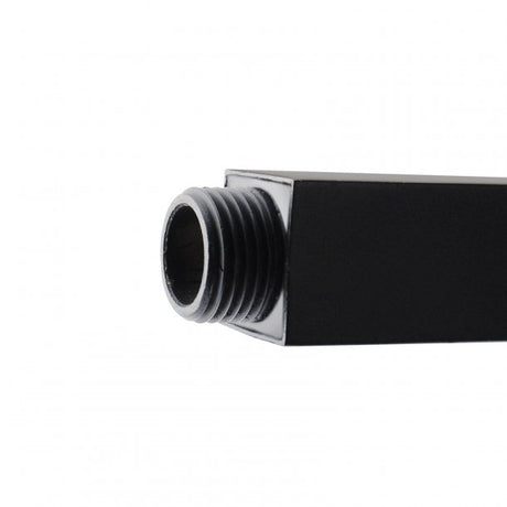 Blaze Square Ceiling Shower Arm 400mm - Black