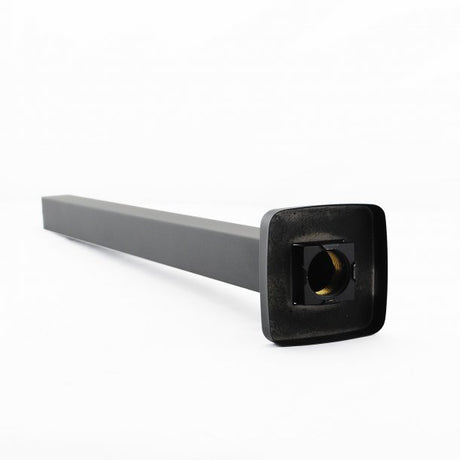 Blaze Square Ceiling Shower Arm 300mm - Black