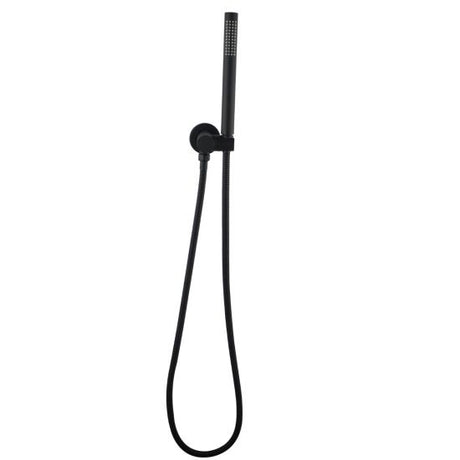 AQU Round Hand Held Shower Set - Black