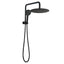 10'' Round Shower Station Top Water Inlet - Black