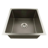 AQU Dark Grey Kitchen Sink (440x440x205)