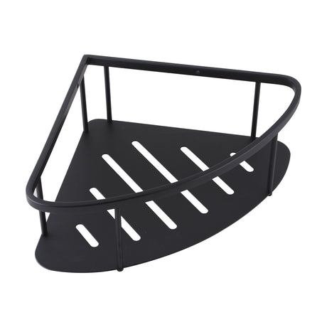 VOG Stainless Steel Shower Shelf - Black