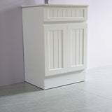 ACACIA SHAKER PVC Floor Vanity 600