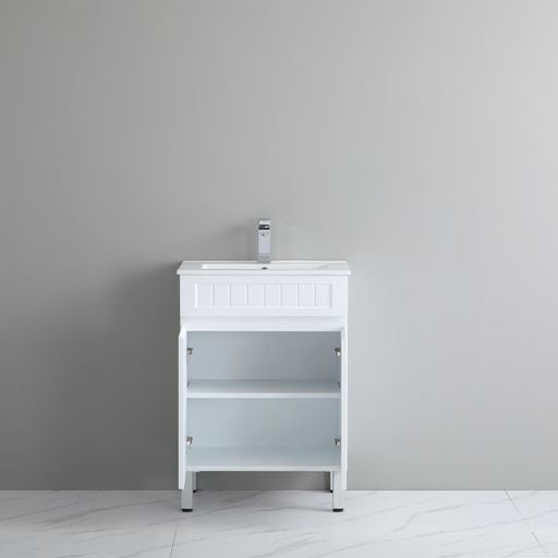 ACACIA SHAKER PVC Floor Vanity 600