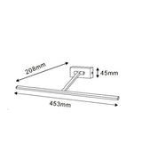 PARIS: LED Interior Satin Chrome Adjustable Picture Wall Light