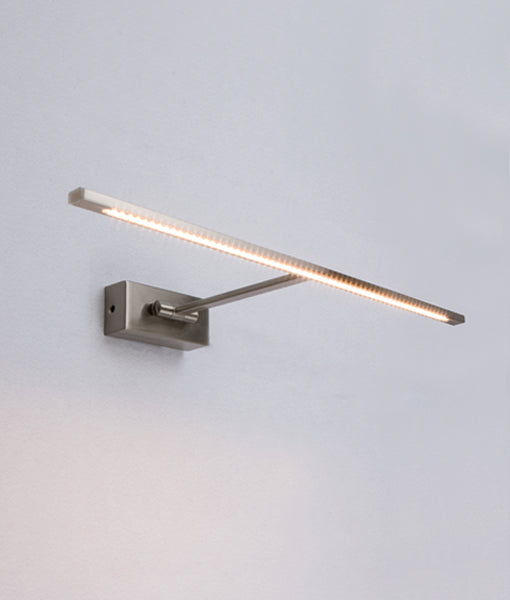 PARIS: LED Interior Satin Chrome Adjustable Picture Wall Light