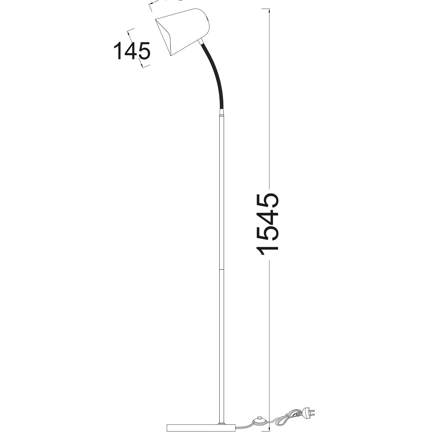 PASTEL: Scandinavian Iron Slim Floor Lamps