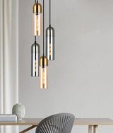 PASTILLE: Interior Round Top Cylinder Glass Pendant Lights
