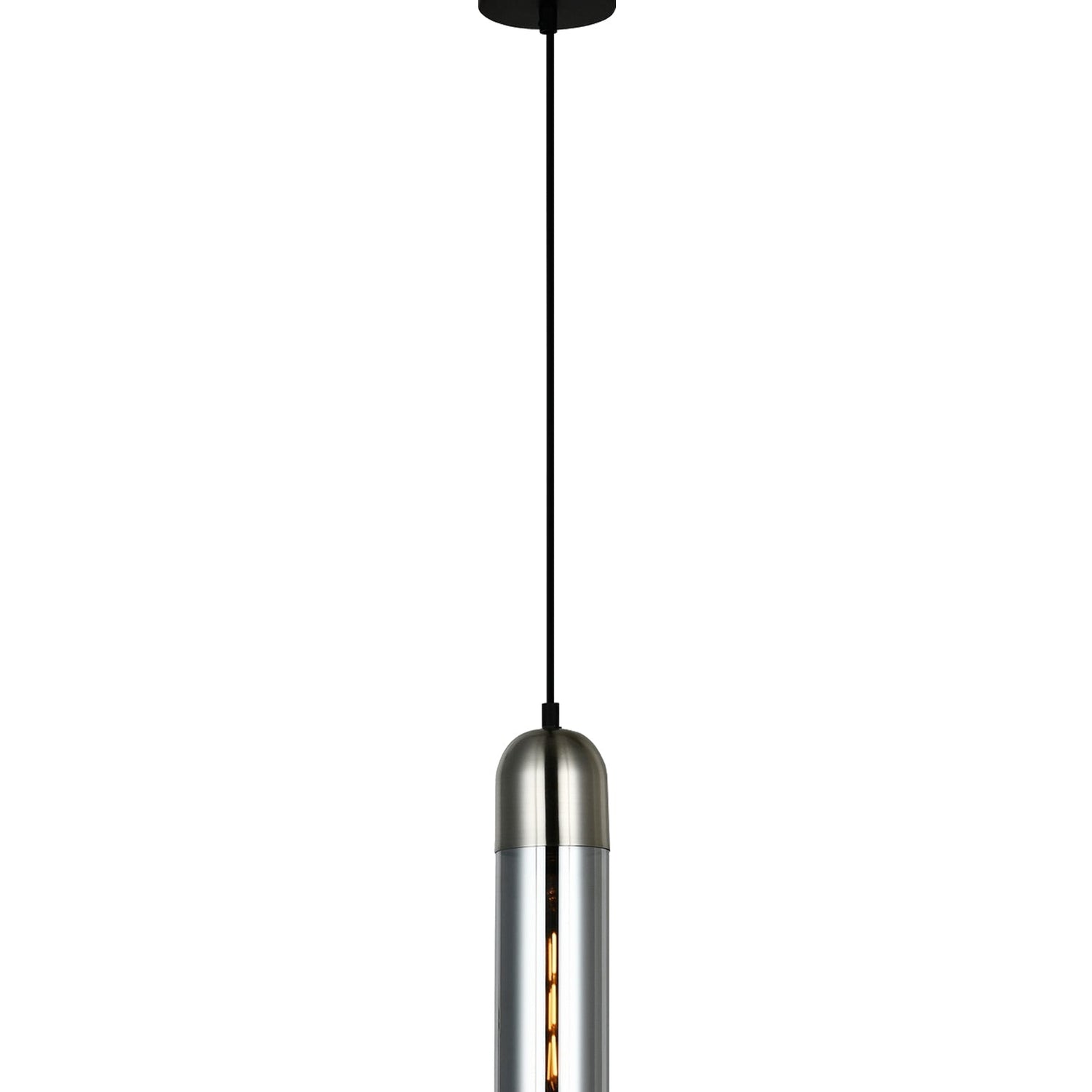 PASTILLE: Interior Round Top Cylinder Glass Pendant Lights