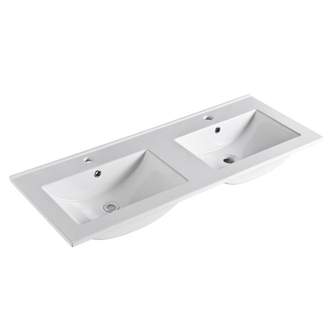 Fremantle PVC Wall Hung Cabinet Vanity 1200mm (Matte White) (Single/Double Bowl)