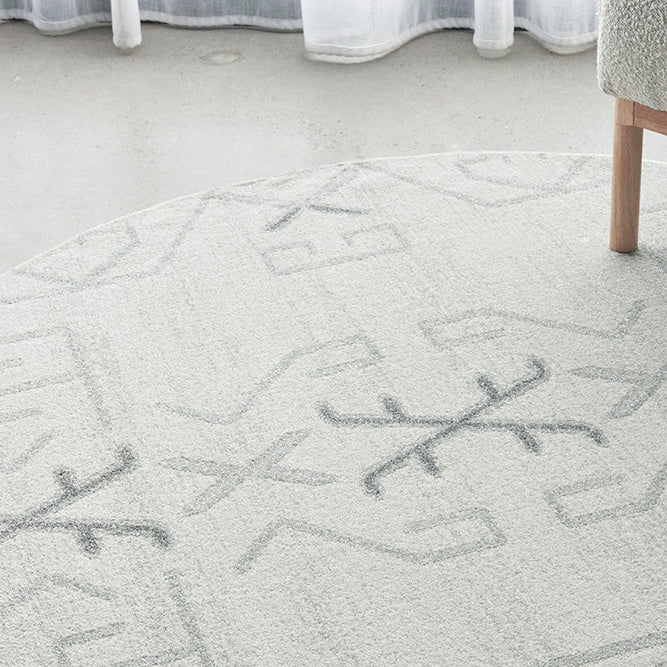 Paradise Cala Grey Round Rug
