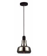 PENOLA: GU10 Smoke Glass Dome Pendant Light