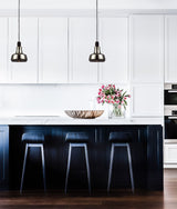 PENOLA: GU10 Smoke Glass Dome Pendant Light