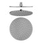 Pentro 250mm Solid Brass Round Rainfall Shower Head - Brushed Nickel