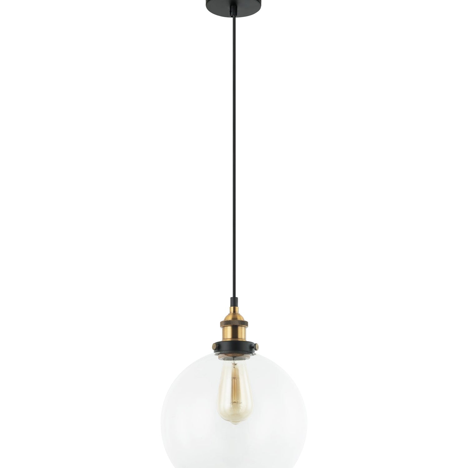 PESINI: Interior Wine Glass with Antique Brass/ Chrome Highlight Pendant Lights