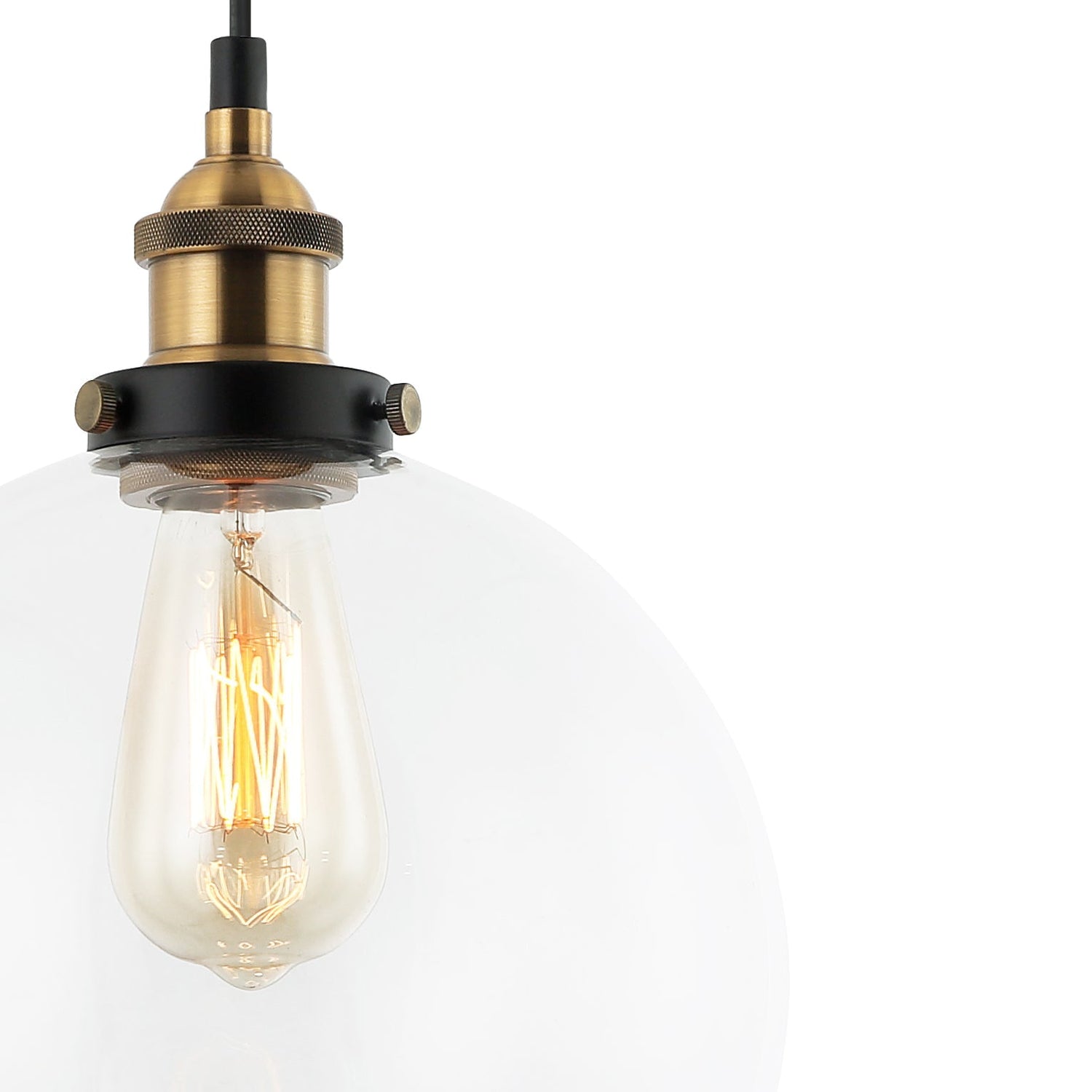 PESINI: Interior Wine Glass with Antique Brass/ Chrome Highlight Pendant Lights