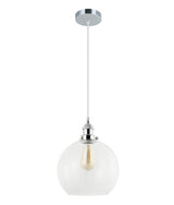 PESINI: Interior Wine Glass with Antique Brass/ Chrome Highlight Pendant Lights