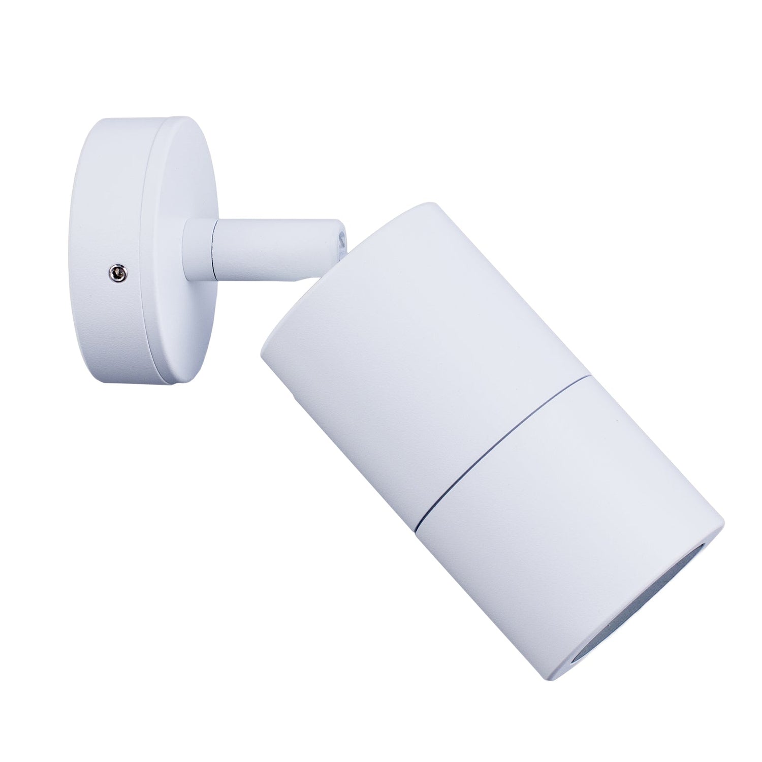 GU10 Exterior Wall Pillar Spot Lights (White Aluminium) IP65