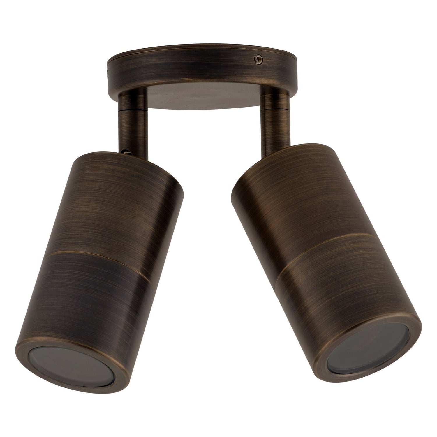 MR16 Exterior Wall Pillar Spot Lights (Antique Brass) IP65