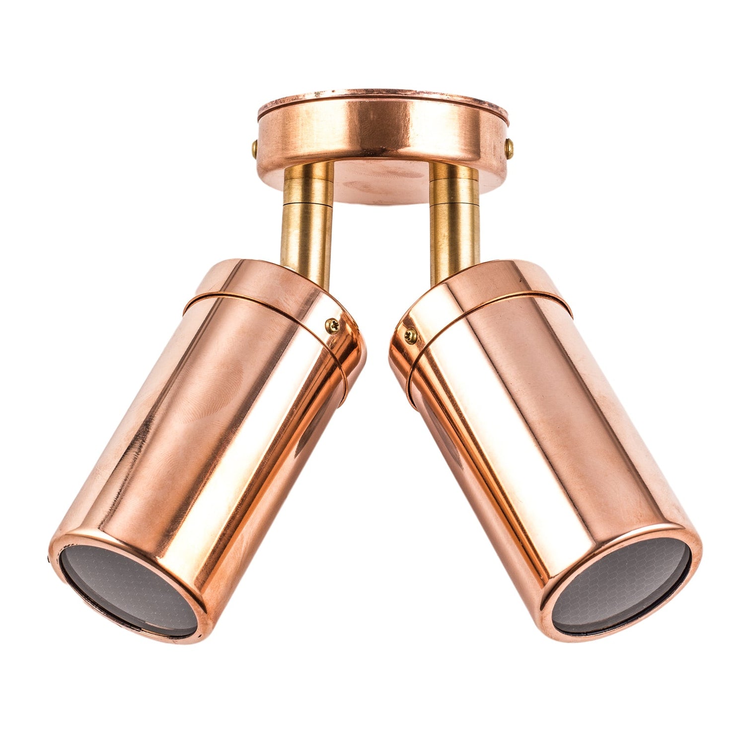 GU10 Exterior Wall Pillar Spot Lights (Light Weight Copper) IP54