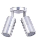 GU10 Exterior Wall Pillar Spot Lights (Anodized Aluminium) IP65