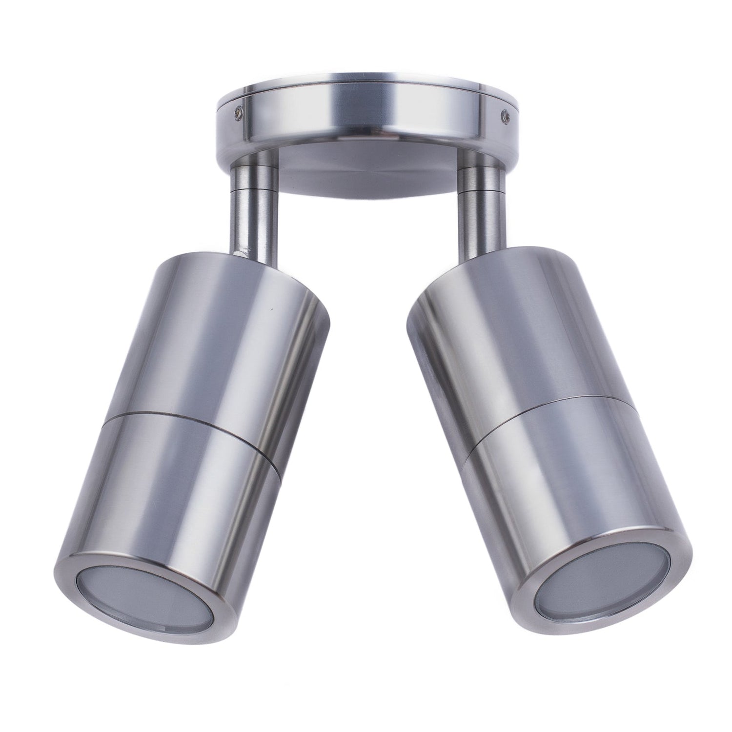 GU10 Exterior Wall Pillar Spot Lights (Titanium Aluminium) IP65