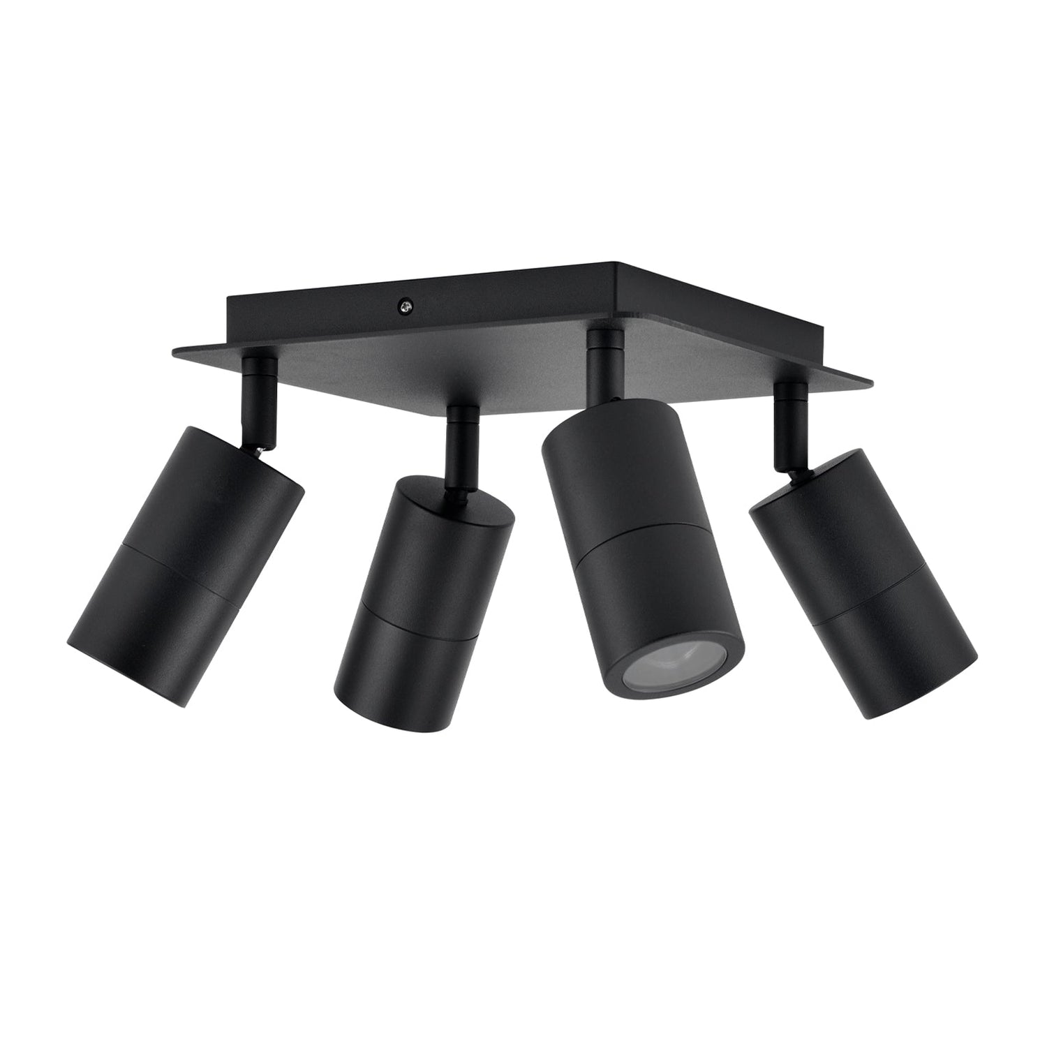 GU10 Exterior Adjustable Head Bar Lights (Black) IP44