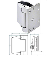 Pool Hinge - Glass to Wall - Polaris Self Closing