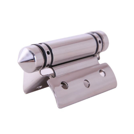 Pool Hinge - 90 ° Glass to Round Post - Normal Spring