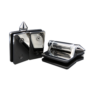 Pool Hinge - 180 ° Glass to Glass - Heavy Duty Spring