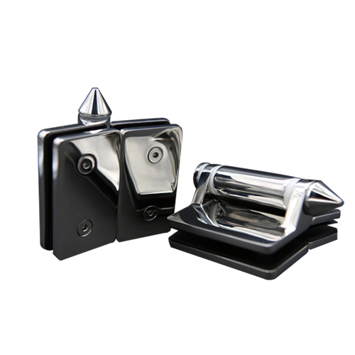 Pool Hinge - 180 ° Glass to Glass - Heavy Duty Spring