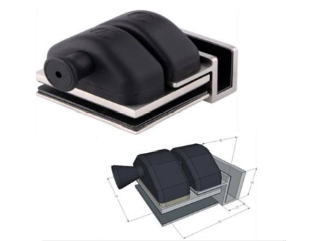 Pool Latch - Glass to Glass 90º Internal 