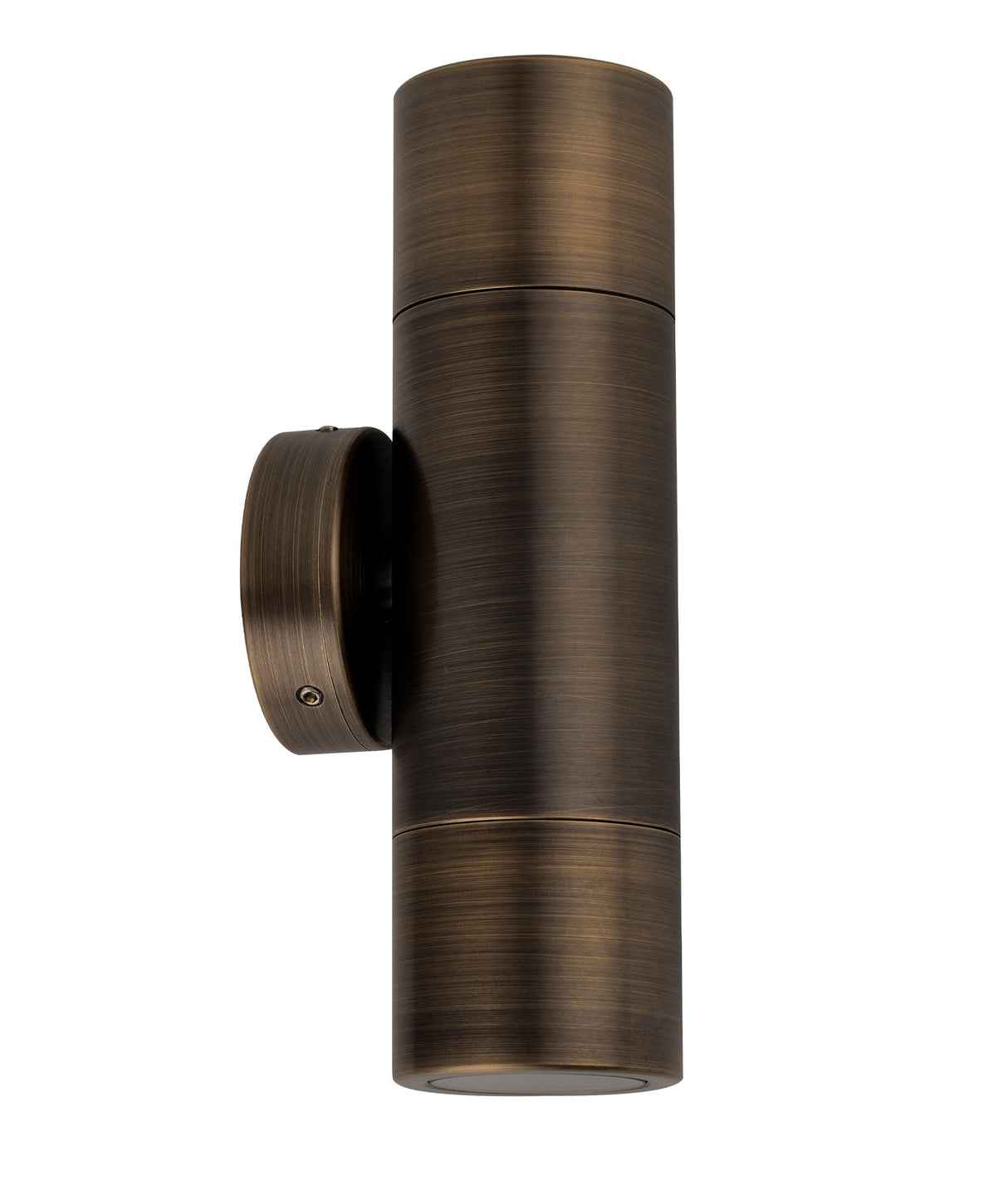GU10 Exterior Wall Pillar Spot Lights (Antique Brass) IP65