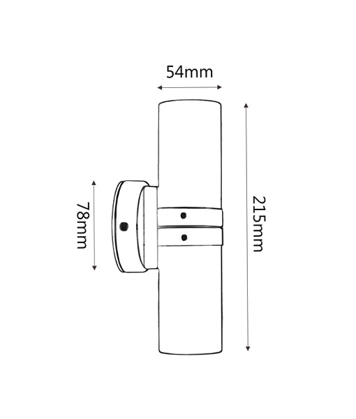 MR16 Exterior Wall Pillar Lights (Light Weight Copper) IP54