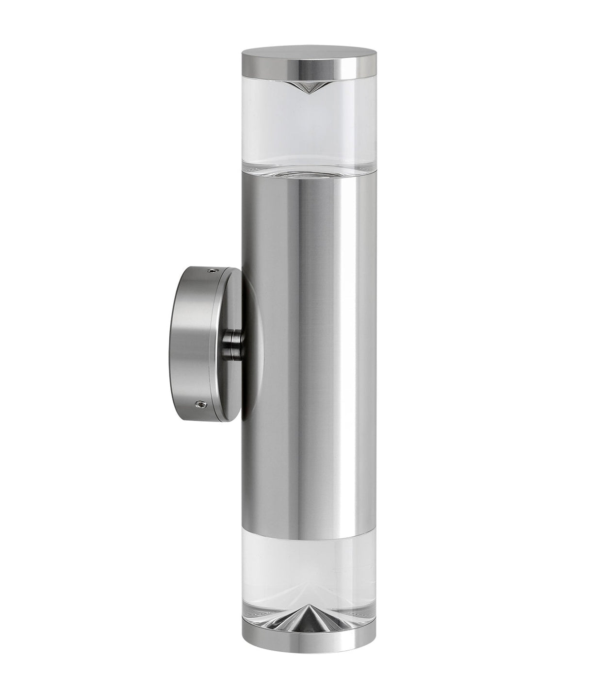 PHARE: GU10 Exterior Wall Pillar Light (Aluminium Titanium) IP65