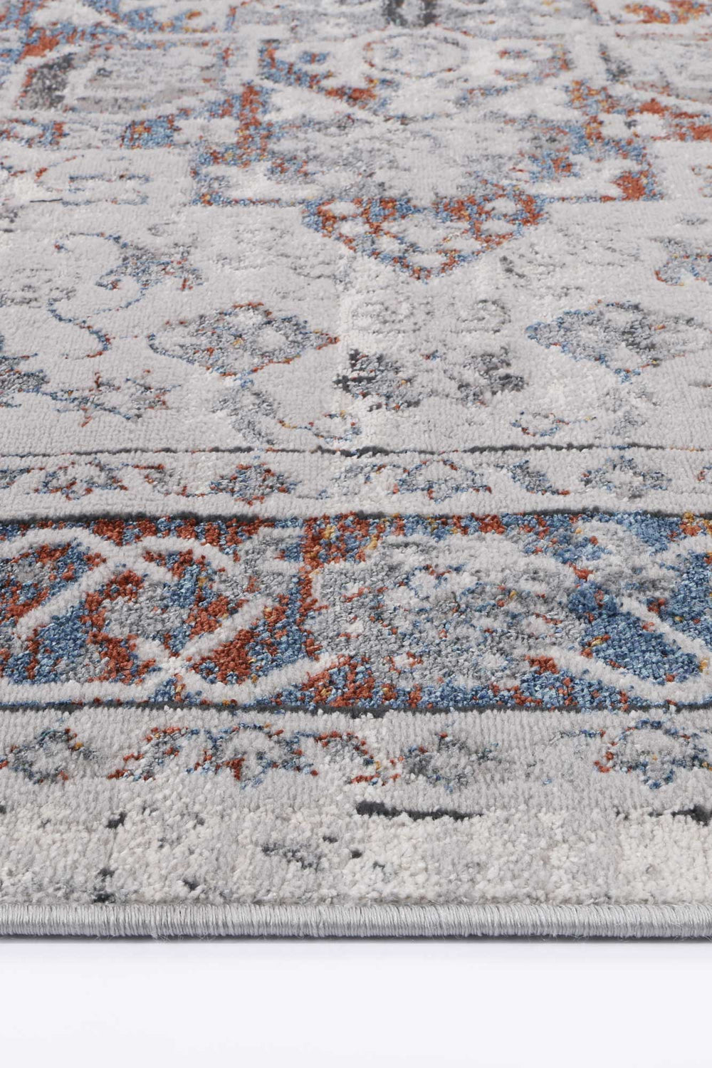 Malo Camila Grey & Blue Traditional Rug