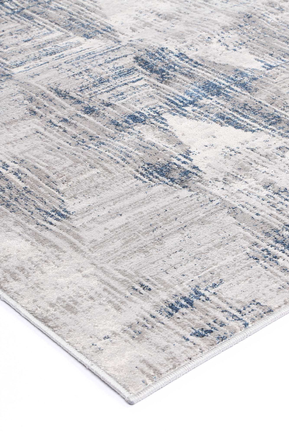 Malo Harlequinn Grey & Blue Geometric Rug