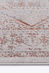 Malo Luna Cream & Red Traditional Rug